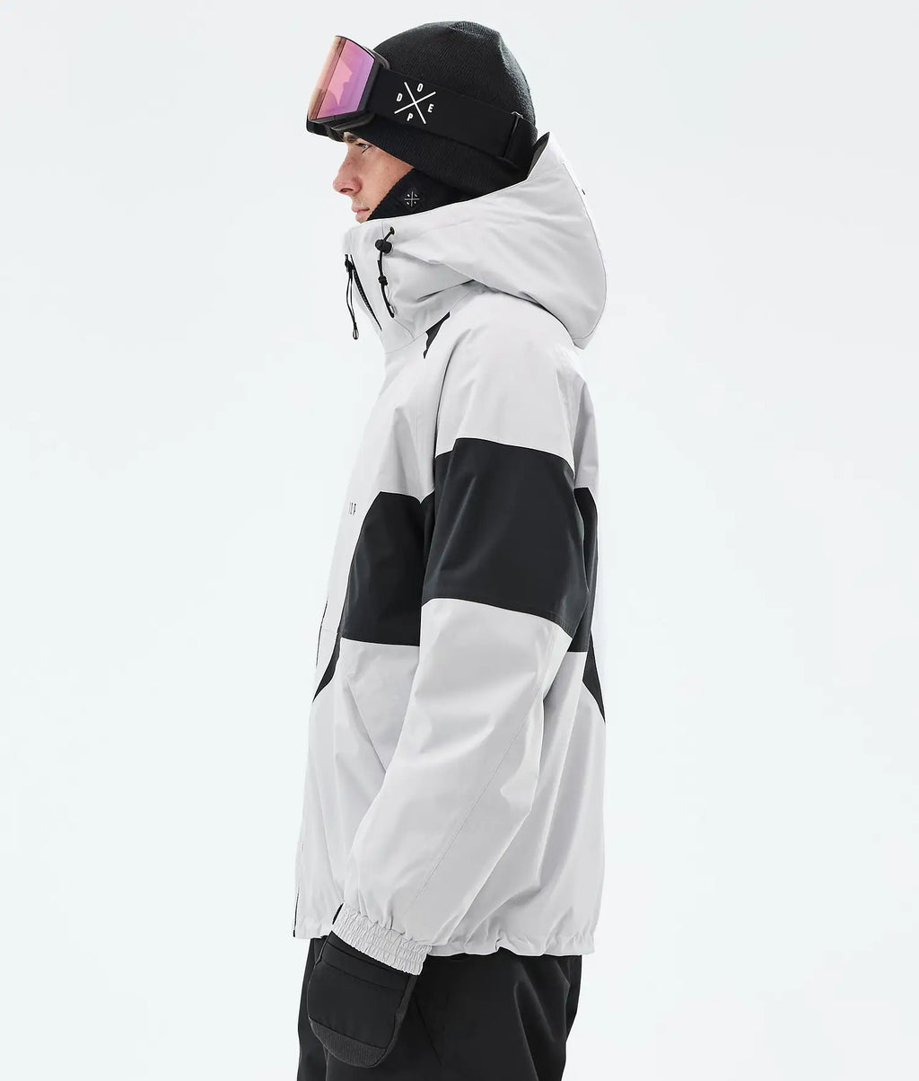 Spartan Snowboardjacke Herren Spike Light Grey/Black