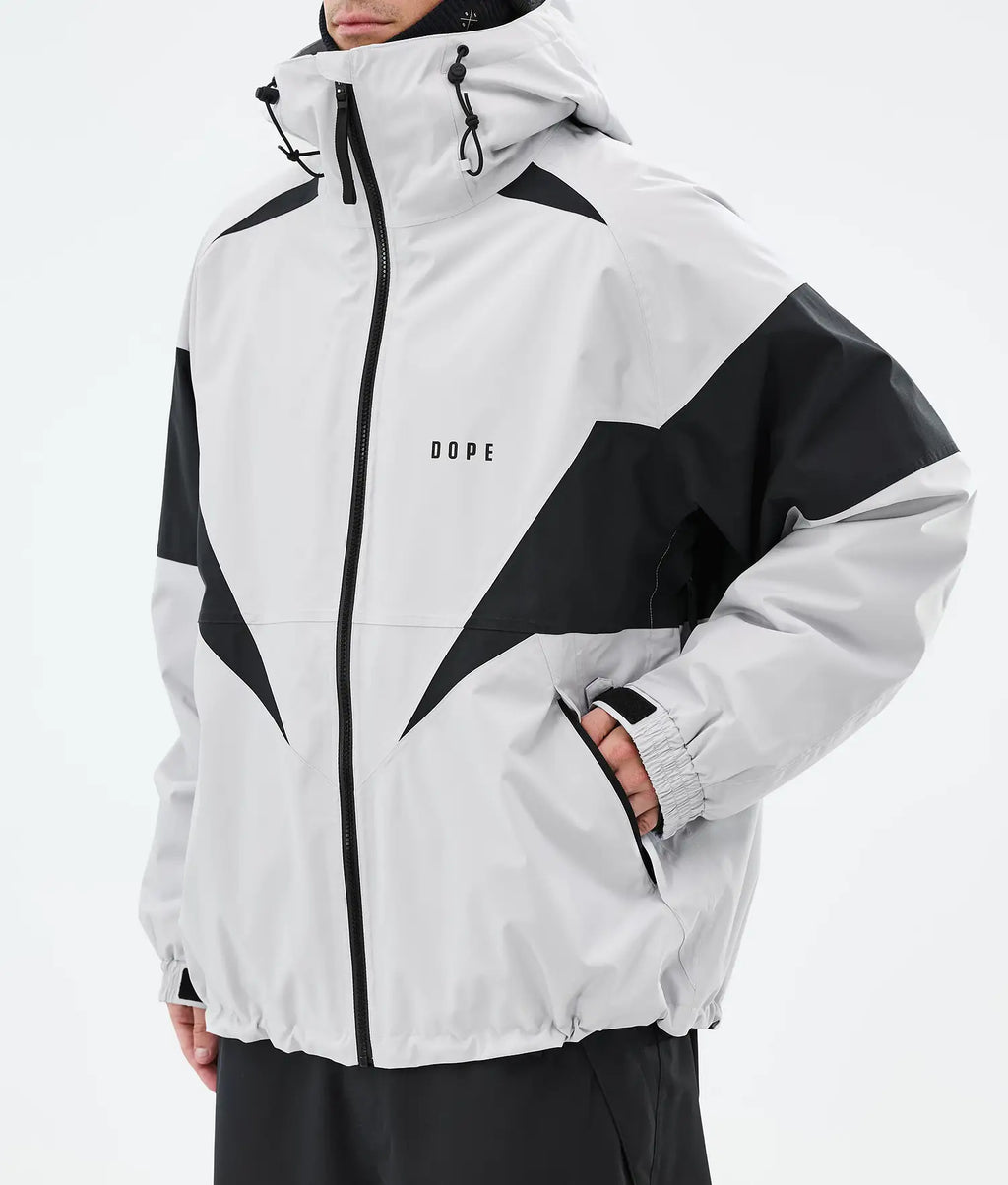 Spartan Snowboardjacke Herren Spike Light Grey/Black